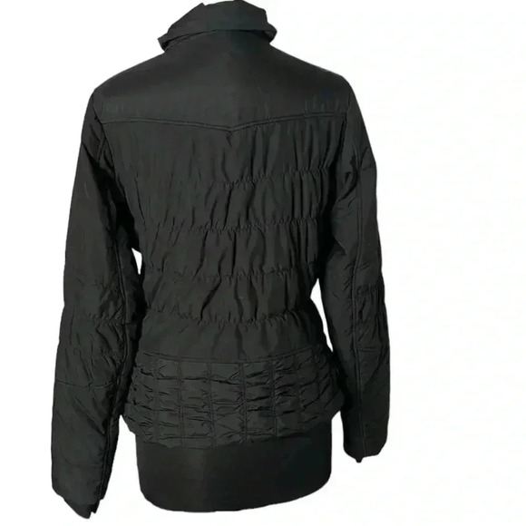 Prana Black Gold Quilted Jacket Size L - Picture 3 of 9